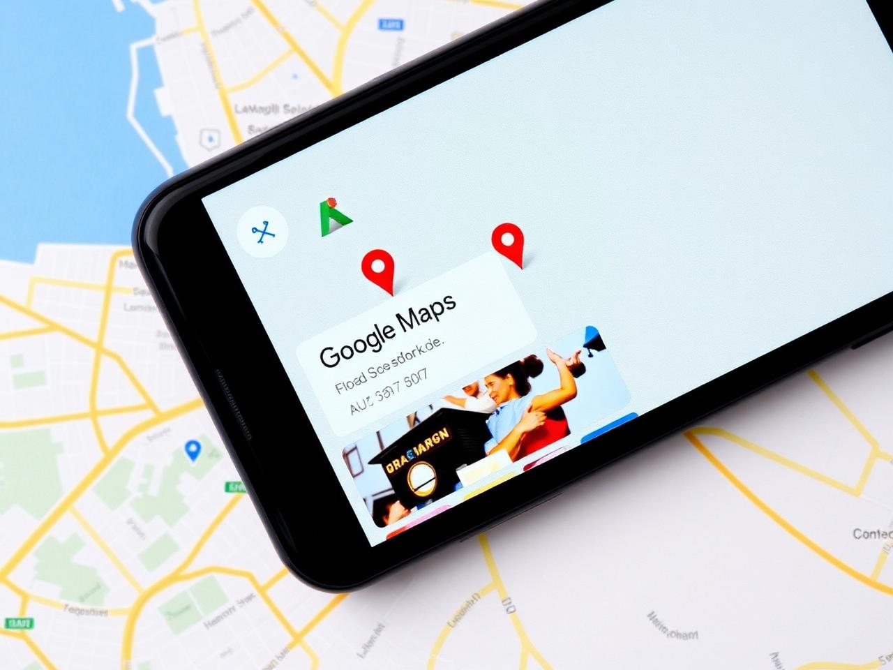 Negócio em primeiro lugar no Google Maps